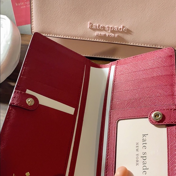 NWT Kate spade Eva pink wallet - Picture 5 of 6